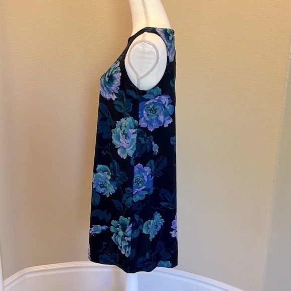 NEW LOFT Floral Sleeveless Dress S Petite - Picture 4 of 11